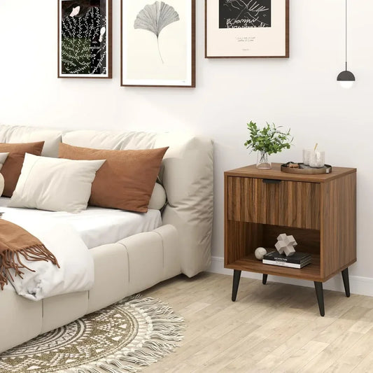 Fluted Nightstand Set